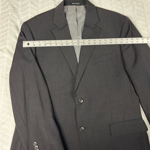 Men’s suit jacket 44R Pronto Uomo dark gray - Picture 5 of 10